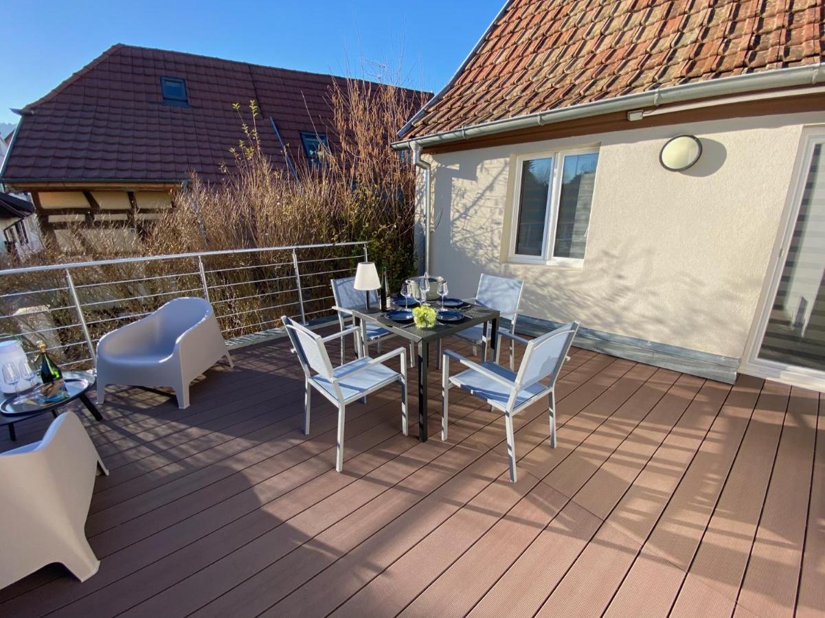 Duplex Le 12 - Avec Terrasse Dans Le Vignoble - 5 Mn Du Centre De Colmar Apartment *
